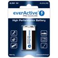 Baterie alcalină EverActive Pro 6LR61/9V 550mAh