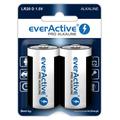 Baterii alcaline EverActive Pro LR20/D 17500mAh - 2 buc.