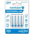 EverActive Professional Line EVHRL03-1050 Baterii reîncărcabile AAA 1050mAh - 4 bucăți.