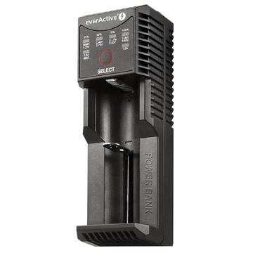 EverActive UC-100C USB-C Încărcător universal de baterii cu funcție Power Bank - Li-ion/Ni-MH/LiFePO4