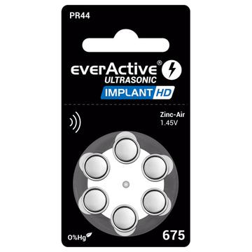 EverActive Implant cu ultrasunete HD 675/PR44 Baterii pentru aparate auditive - 6 buc.