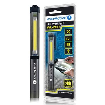 EverActive WL-200 Lampă de lucru magnetică - aluminiu - 200 lumeni