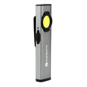 EverActive WL-250R Lanternă LED magnetică pentru atelier - 300 lumeni - Gri