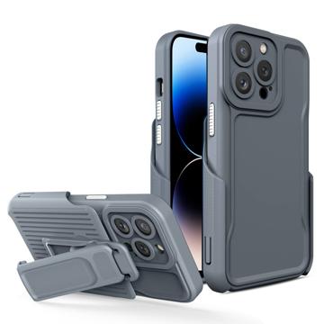 Husă Hibridă iPhone 14 Pro Max cu Clemă Curea - Seria Explorer