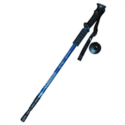 Baston de drumeție extensibil cu 3 secțiuni - 135cm - Albastru