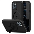 Husă Magnetică Impermeabilă iPhone 12 Pro - Extreme IP68 - Negru