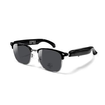 F20 Ochelari inteligenți AI cu traducere, muzică/apeluri Bluetooth - Protecție UV - Negru