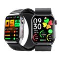 F520 Ceas inteligent avansat cu monitorizare a tensiunii arteriale cu pompă de aer - negru
