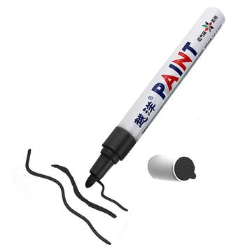 Flysea FS-110 Marker impermeabil pentru hobby - pentru metal, piatră, plastic și hârtie - negru