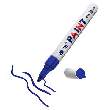 Flysea FS-110 Marker impermeabil pentru hobby - pentru metal, piatră, plastic și hârtie - albastru