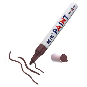 Flysea FS-110 Marker rezistent la apă pentru uz hobby - pentru metal, piatră, plastic și hârtie - maro