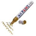 Flysea FS-110 Marker rezistent la apă pentru uz hobby - pentru metal, piatră, plastic și hârtie - auriu