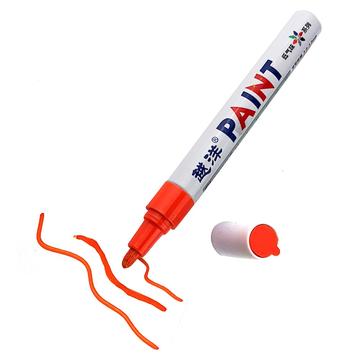 Flysea FS-110 Marker impermeabil pentru hobby - pentru metal, piatră, plastic și hârtie - roșu