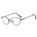 Ochelari la modă Oval Anti Blue Light - Negru