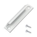 Prindere pentru deget / mâner pentru mobilă din aluminiu - 9cm - Alb