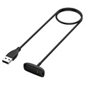Cablu de Încărcare USB Fitbit Inspire 2/Ace 3 - 1m - Negru