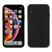 Husă Silicon iPhone XR - Flexibilă Și Mată - Negru