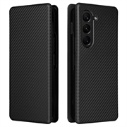 Husă Flip Samsung Galaxy Z Fold5 - Fibra de Carbon