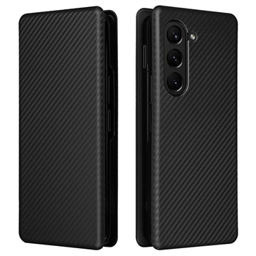 Husă Flip Samsung Galaxy Z Fold5 - Fibra de Carbon