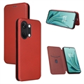 Husă Flip OnePlus Ace 2V/Nord 3 - Fibră de Carbon