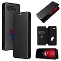 Husă Flip Asus ROG Phone 5 - Fibra de Carbon - Negru
