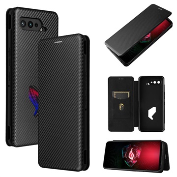 Husă Flip Asus ROG Phone 5 - Fibra de Carbon