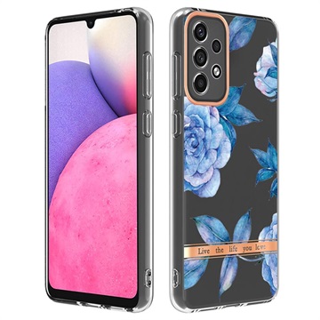 Husă TPU Samsung Galaxy A33 5G - Flower - Bujor Albastru