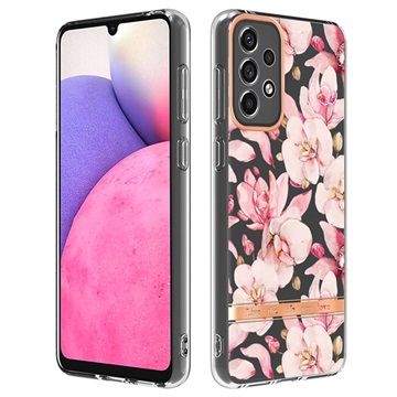 Husă TPU Samsung Galaxy A33 5G - Flower - Gardenia Roz