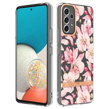 Husă TPU Samsung Galaxy A53 5G - Flower - Gardenia Roz