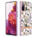 Husă TPU Samsung Galaxy S20 FE - Flower - Gardenia Verde