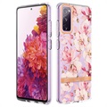 Husă TPU Samsung Galaxy S20 FE - Flower - Gardenia Roz