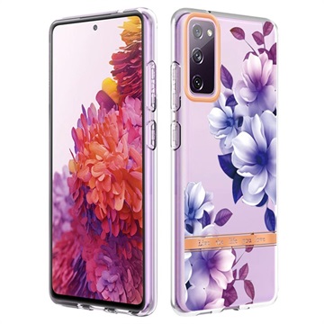 Husă TPU Samsung Galaxy S20 FE - Flower - Begonia Violet