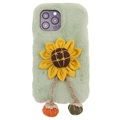 Husă Hibrida iPhone 13 Pro Max - Fluffy Plush - Floarea Soarelui
