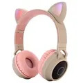 Căști Bluetooth Pliabile Copii Urechi de Pisică