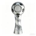 Ventilator portabil de răcire cu design de fotbal - 4000mAh, afișaj LED, funcție de compresie rece - argintiu