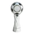 Ventilator portabil de răcire cu design de fotbal - 4000mAh, afișaj LED, funcție de compresie rece - Alb