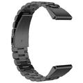 Garmin QuickFit 26mm / Garmin Fenix 7X / 7X Pro / 6X curea din oțel inoxidabil 3 margele de ceas