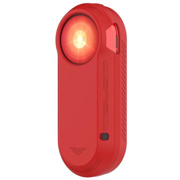 Garmin Varia RTL515 Bike Light Bicicleta Radar de biciclete Protecție de protecție manșon de silicon caz de acoperire moale rezistent la praf - roșu