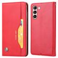 Husă Portofel Samsung Galaxy S23 5G - Card Set - Roșu