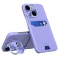 Husă iPhone 14 Plus cu Slot pentru Card - CamStand - Violet
