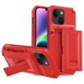 Husă Hibrid iPhone 14 Plus cu Suport - Card Storage