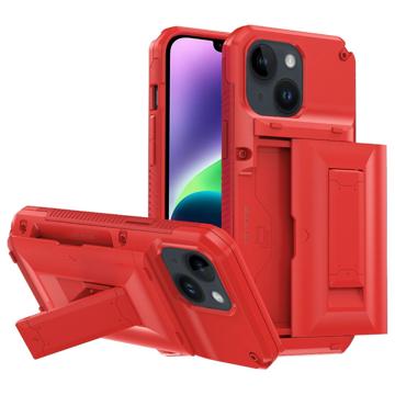 Husă Hibrid iPhone 14 Plus cu Suport - Card Storage