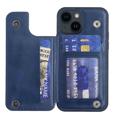 Husă TPU Acoperit cu Stand iPhone 14 Plus - V-Line - Albastru
