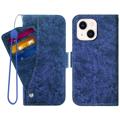 Husă Portofel iPhone 14 Plus - Card Rotativ - Albastru
