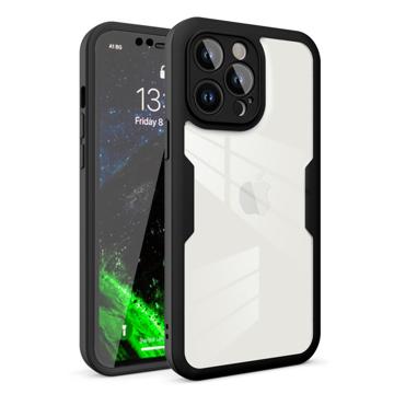 Husă Hibrid iPhone 14 Pro Max - Anti-Shock 360 - Negru