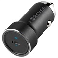 Încărcător Auto Rapid Forever CC-06 - USB-C, 20W - Negru