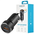 Încărcător Auto Rapid Forever CC-06 - PD3.0 USB-C, QC4.0 USB - 20W