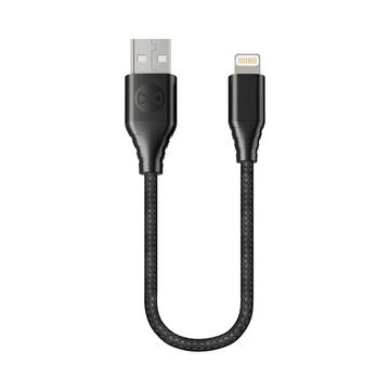 Cablu Forever Core USB-A to Lightning - 0,2 m - negru