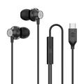 Forever EP-02 Căști cu fir USB-C - Negru
