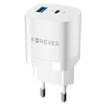 Încărcător Rapid Forever GaN TC-05 - USB, USB-C - 33W